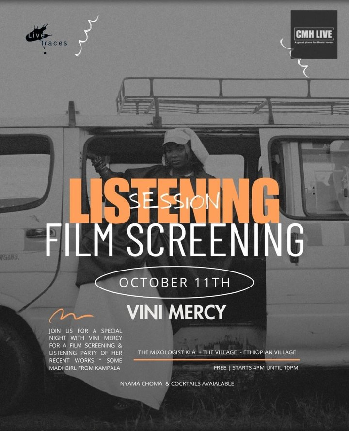 Hey beautiful people! Happy Independence week🇺🇬
I would like you to come through this Sunday and spend sometime with me at a listening session and film…