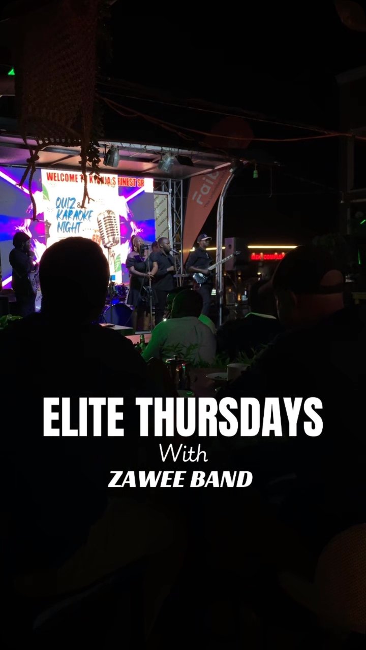 Happening now at Kurax Food Lounge & Bistro , Band live on stage