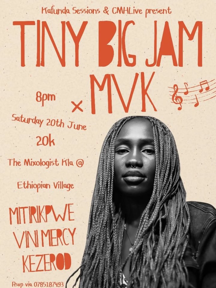 We are thrilled to present the 2nd show of featuring at our favourite hangout at Ethiopian Village Muyenga this 20th June Come witness Ugandan new altpop sound…