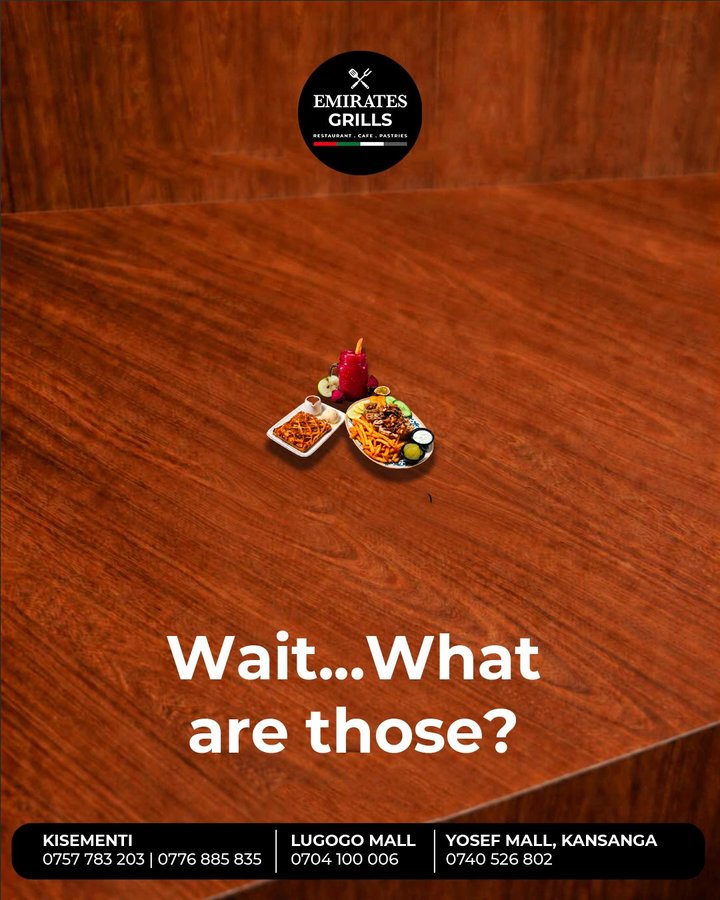 Look closer… your next favourite meal might just be right here at Emirates Grills! Every detail, every flavour, worth a second look.
