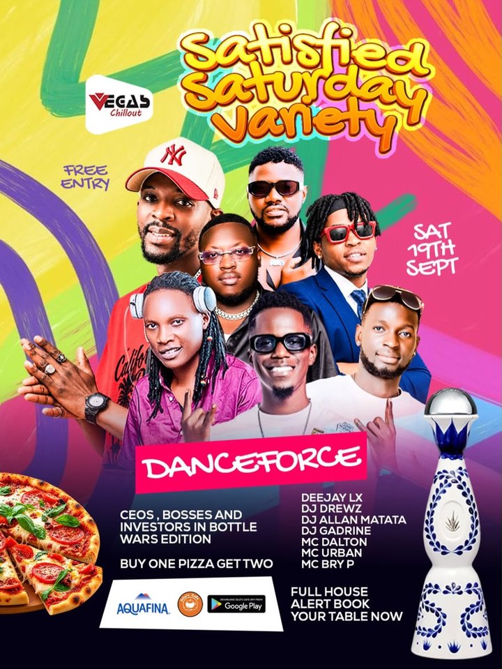 This one is a BANGER - colorful, bottle wars, free entry. Deejay LX | DJ Drewz | DJ Allan Matata | DJ Gadrine
MC Dalton | MC Urban | MC Bry P
FREE ENTRY
BUY…