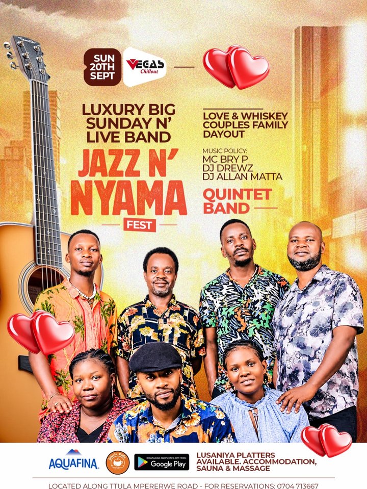 Luxury live Band Sundays happening now