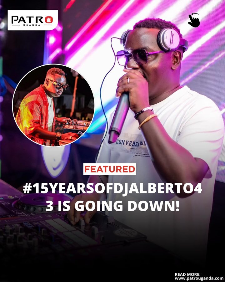 is celebrating 15 years behind the decks with a special celebration on 27th September 2026 at Tables:
• Buddies — UGX 1M
• Originals — UGX 2M 15 Years of DJ…
