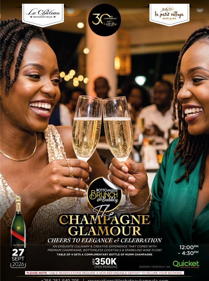 Champagne glamour, but make it brunch. Because apparently, bottomless bubbly is a perfectly reasonable way to spend a Sunday. See you this weekend. And yes…
