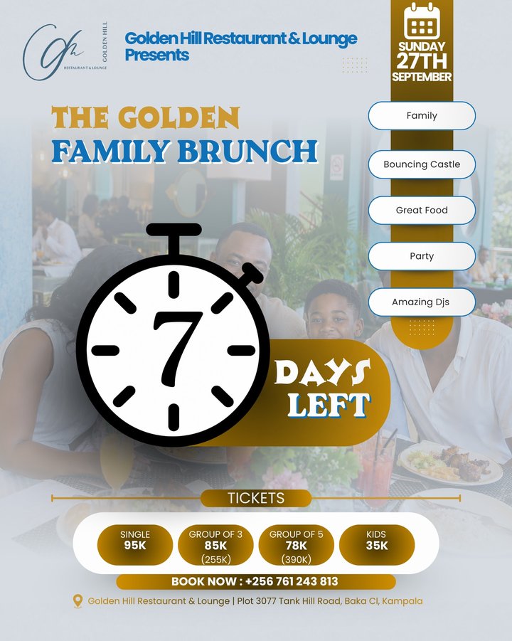 7 DAYS TO GO! The countdown is on! Get the whole family together for a Sunday filled with great food, fun, games, amazing DJs and unforgettable moments…